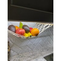 Makramee Obst Hängematte | Veggie Aufbewahrungskorb Hängender Obstkorb Unterschrank Obsthängematte Produkt-Korb Herbst-Küche Makramee Obst Hängematte | Veggie Aufbewahrungskorb Hängender Obstkorb Unterschrank Obsthängematte Produkt-Korb Herbst-Küche von ShopMyra