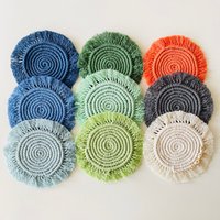Makramee-Untersetzer Boho-Tischdekoration, Personalisierter Untersetzer Makramee-Untersetzer Boho-Tischdekoration, Personalisierter Untersetzer von ShopMyra