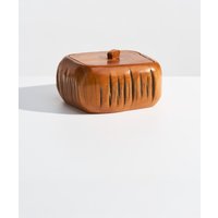 Vintage Hand Geschnitzte Cypress Holz Box // Handwerker Signiert Vintage Hand Geschnitzte Cypress Holz Box // Handwerker Signiert von ShopNewUse