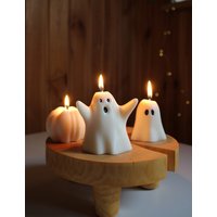 Geisterkerzen, Kürbiskerze, Halloween-Dekor, Thanksgiving-Dekor, Halloween-Kerzen, Herbst-Wohnkultur, Herbstkerze, Halloween-Geschenkset von ShopOfHappyGifts