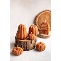 Kürbis-Kerzen/Herbst-Dekor Kerze Halloween-Dekor Thanksgiving-Dekor Halloween-Kürbis Herbst-Wohnkultur Herbst-Kerze von ShopOfHappyGifts