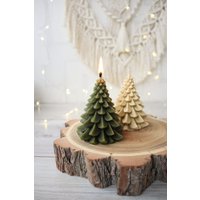 Weihnachtsbaum-Kerze, Weihnachtsgeschenk-Kerze, Weihnachtsdekor, Einweihungsgeschenk, Weihnachtsdekoration, Schönes Geschenk Und Wohnkultur von ShopOfHappyGifts