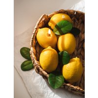 Zitronen-Kerze, Bienenwachs-Zitruskerzen, Obstkerzen, Wohnkultur, Lebensmittelkerzen, Geschenk Für Freunde, Dekorative Tischkerzen von ShopOfHappyGifts