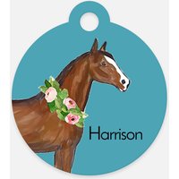 Aquarell Pferd Id Tag Halter Bridle Sattelanhänger von ShopPonyMacaroni