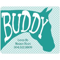 Pferd Stall Zeichen Auf Trockenen Erase Board Mit Silhouette Design von ShopPonyMacaroni