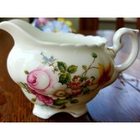 Kleine Florale Coalport Creamer von ShopVintageUniqueUK