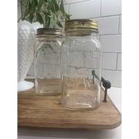 Vintage Hazel Atlas Quart Einmachglas | Obst-Einmachglas Trockengut Vorratsdose Landhaus Dekor Vintage Hazel Atlas Quart Einmachglas | Obst-Einmachglas Trockengut Vorratsdose Landhaus Dekor von ShopVintageWell