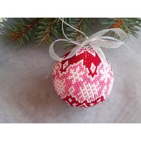 Christbaumkugel Rosa Nebel, Weihnachtsbaum, Weihnachtsdekoration, Weihnachtsgeschenk, Weihnachtskugeln von ShopebyMariya