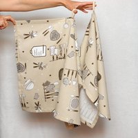 2Er Set Kaffee Geschenk Baumwolle Geschirrtücher Geschirrtuch Küchenwäsche Küchentuch Handgefertigtes Küchengeschenk Gästegeschenk Für Chif von ShopingMarket