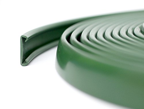 15m PVC Handlauf Treppenhandlauf Kunststoffhandlauf 40x8 mm grün von Shopping-Kobolde