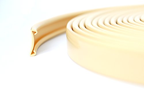 1m PVC Kunststoff Handlauf Treppenhandlauf 40x8 mm viele Farben (beige) von Shopping-Kobolde