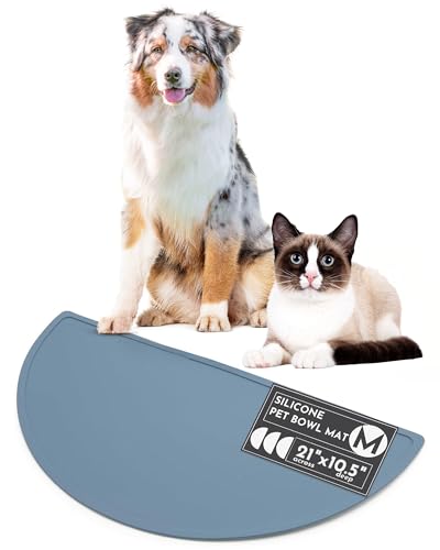 Should We Go? Wasserdichte Silikon-Haustierfuttermatte, rutschfest, auslaufsicher, für Böden, erhöhter Rand, leicht zu reinigende Matte für Hunde- und Katzennäpfe, 53,3 cm breit x 26,7 cm tief Should We Go? Wasserdichte Silikon-Haustierfuttermatte, rutschfest, auslaufsicher, für Böden, erhöhter Rand, leicht zu reinigende Matte für Hunde- und Katzennäpfe, 53,3 cm breit x 26,7 cm tief von Should We Go?