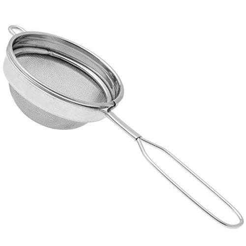Feinmaschiges Edelstahl-Teesieb, Edelstahl-Teesieb, feinmaschiges Sieb, Edelstahl-Teefilter-Strohhalm, Teesieb, Teesieb, Teesieb, Teefilter von Shourya Trading