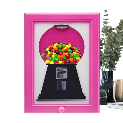 Candy Dispenser Picture Frame, Wall Mounted Gumball Vending Machine, Acrylic Gumball Machine Frame, Sweet Dispenser Machines Photo Frames, Home Wall Decor for Living Room Studio Candy Dispenser Picture Frame, Wall Mounted Gumball Vending Machine, Acrylic Gumball Machine Frame, Sweet Dispenser Machines Photo Frames, Home Wall Decor for Living Room Studio von Shouxiut