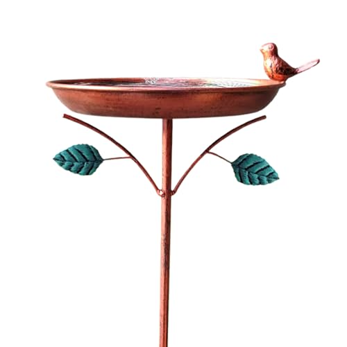 Shouxiut Vogeltränke für den Außenbereich, Metall-Vogeltränke, Futterstation, Wasser-Futterstation, Vogelfutterschale, Haustierbedarf, Hofkunst für Rasen, Garten, Außendekoration, Terrasse Shouxiut Vogeltränke für den Außenbereich, Metall-Vogeltränke, Futterstation, Wasser-Futterstation, Vogelfutterschale, Haustierbedarf, Hofkunst für Rasen, Garten, Außendekoration, Terrasse von Shouxiut