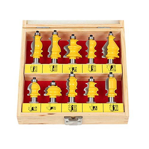 Shovelmty 10 Bit Architektonisches Formen FräSer Set-1/2 Schaft- 16101 von Shovelmty