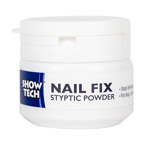 Show Tech Nail Fix Styptic Powder, Your Dog Grooming Expert, Hämostatisches Pulver, stoppt schnell Blutungen, für Hunde und Katzen und kleine Haustiere, 14 g von Show Tech