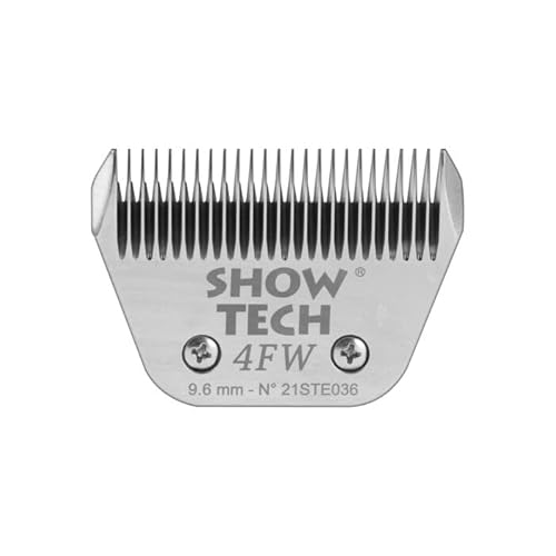 Show Tech Pro Breiter Snap-on Scherkopf #4FW – 9,6 mm Schnittlänge, 68 mm Breite, Karbonstahl mit Chrombeschichtung, Profi-Klinge für Große Hunde, Passend für Heiniger, Andis, Wahl, Oster Show Tech Pro Breiter Snap-on Scherkopf #4FW – 9,6 mm Schnittlänge, 68 mm Breite, Karbonstahl mit Chrombeschichtung, Profi-Klinge für Große Hunde, Passend für Heiniger, Andis, Wahl, Oster von Show Tech