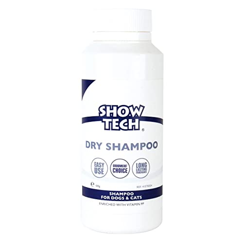 Show Tech Trockenshampoo für Hunde, Ihr Hundepflege-Experte, frisches Fell ohne lästiges Baden, Lavendelduft, 100 g von Show Tech