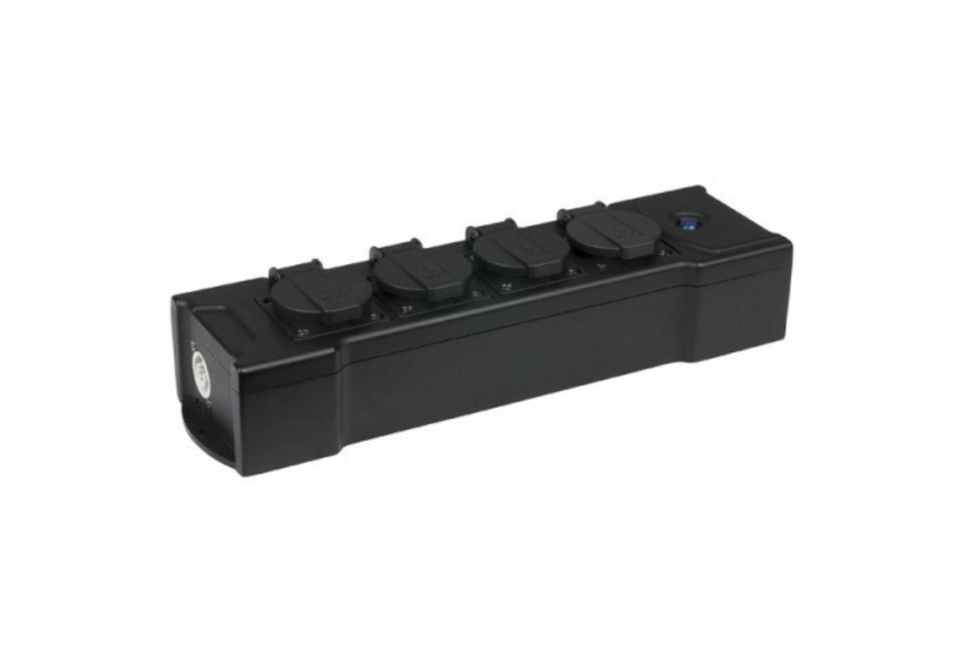 Show tec Steckdosenleiste (MS-ID: LIG0013112-000, Hersteller: Showtec, Anschluss: Powercon, Ausgang: Powercon (out), Ausgang 2: Schukostecker, Einbaubuchse: Ja, Anzahl Ausgang 1: 2, Anzahl Ausgang 2: 4, max. Last / Kanal (Ampère): 16, Schraub-Sicherung: Nein), PowerBOX 4 Daisy-Chain - Mehrfachsteckdosenleiste Show tec Steckdosenleiste (MS-ID: LIG0013112-000, Hersteller: Showtec, Anschluss: Powercon, Ausgang: Powercon (out), Ausgang 2: Schukostecker, Einbaubuchse: Ja, Anzahl Ausgang 1: 2, Anzahl Ausgang 2: 4, max. Last / Kanal (Ampère): 16, Schraub-Sicherung: Nein), PowerBOX 4 Daisy-Chain - Mehrfachsteckdosenleiste von Show tec