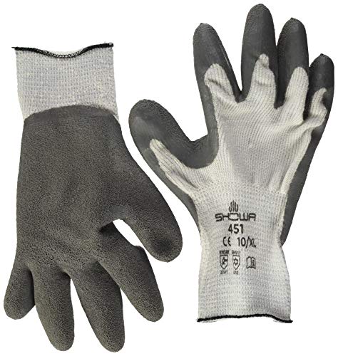 Showa-Handschuhe SHO451-XL, Thermo-Handschuhe, Nr. 451, Größe XL, Grau/Dunkelgrau von Showa Gloves