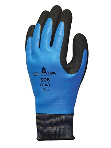 Showa Handschuhe sho306-xl Nr. 306 Handschuh, Größe: Large, blau/schwarz (2 Stück) von Showa Gloves