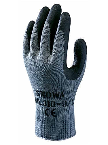 Showa Handschuhe sho310-xl Nr. 310 Grip Handschuh, Größe: Large, Dunkelgrau/Schwarz (2 Stück) von Showa Gloves