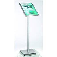 Showdown® Displays Infoständer A3 1-Fach alusilber von Showdown® Displays