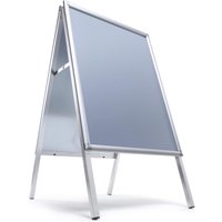 Showdown® Displays Standard Rondo Kundenstopper DIN A2 2-Fach  silber von Showdown® Displays