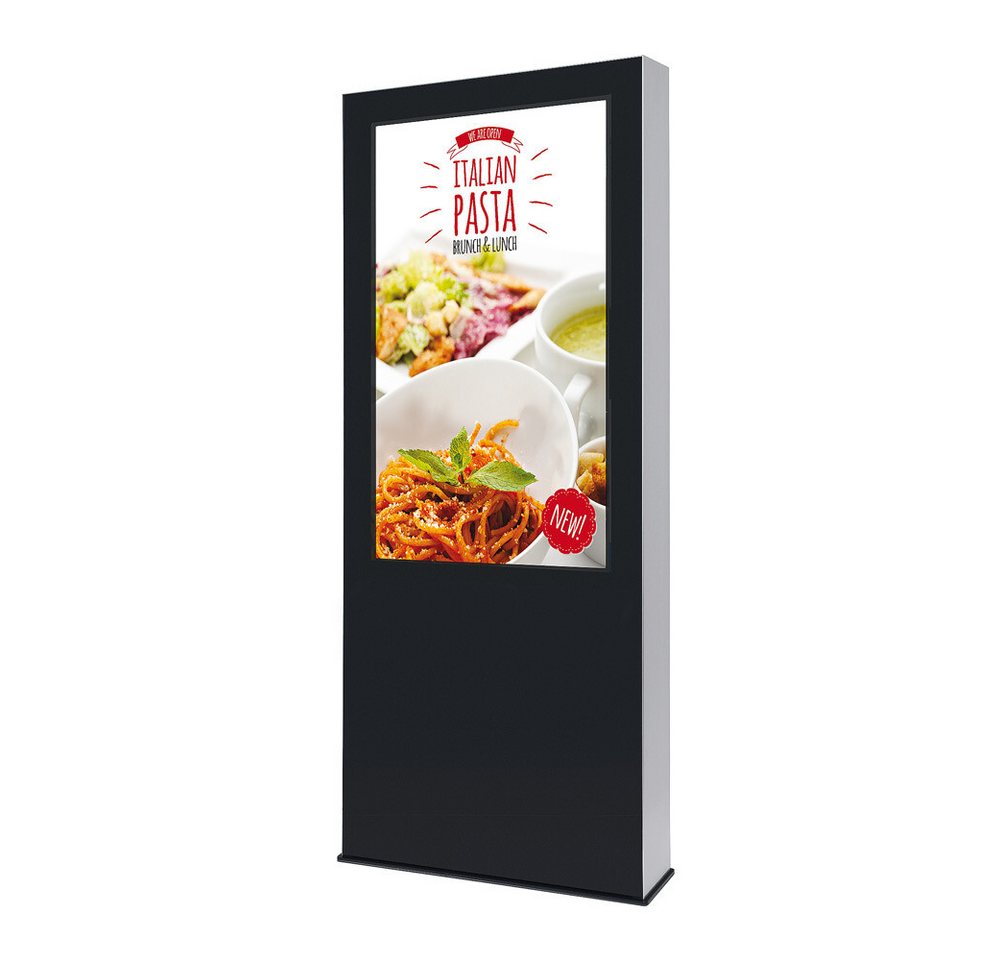 Showdown Displays Einzelrahmen Showdown Displays Digitale Outdoor Stele 55" mit Samsung-Bildschirm, (1 St) von Showdown Displays