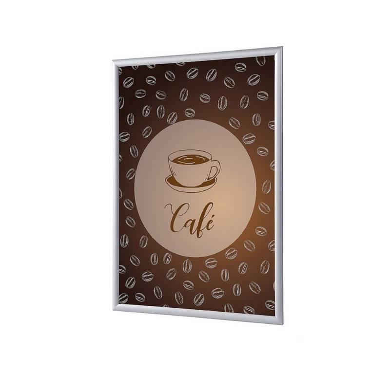 Showdown Displays Hängevitrine A1 - Komplett-Set - Café Französisch - Schwarz (1-St) von Showdown Displays