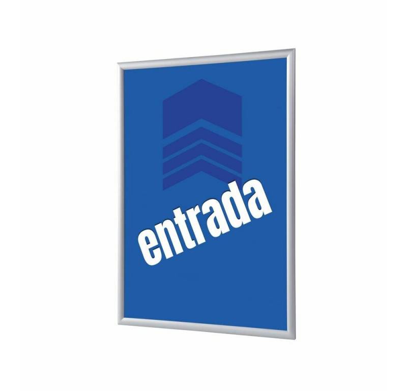 Showdown Displays Hängevitrine A1 - Komplett-Set - Entrada Spanisch - Blau/Silber (1-St) von Showdown Displays