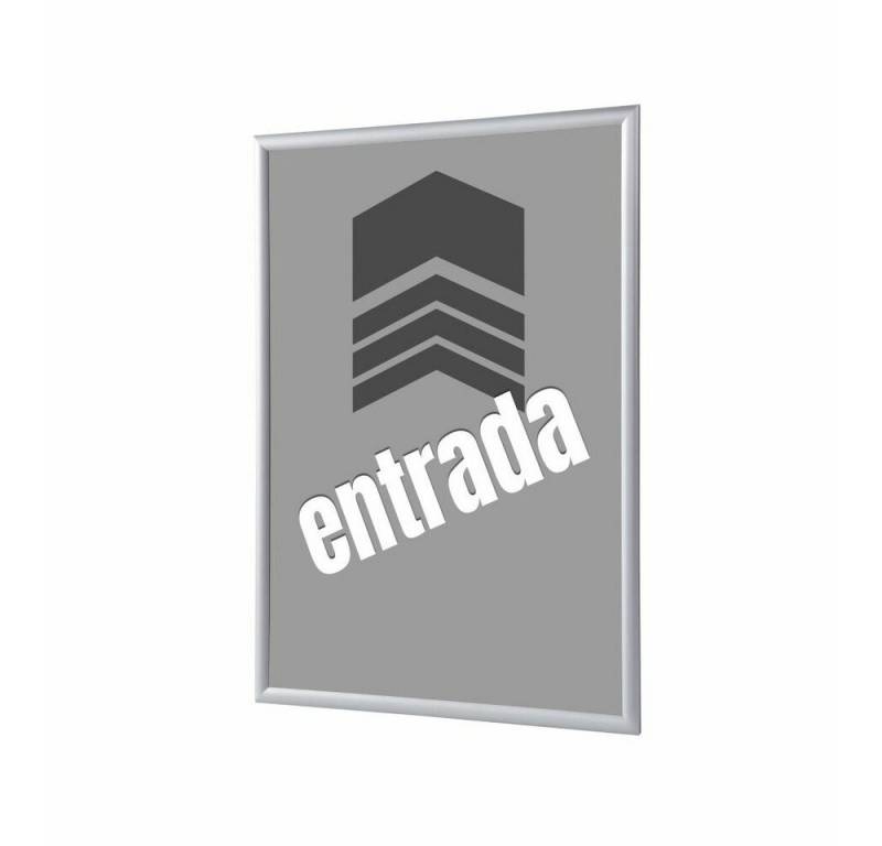 Showdown Displays Hängevitrine A1 - Komplett-Set - Entrada Spanisch - Grau/Silber (1-St) von Showdown Displays