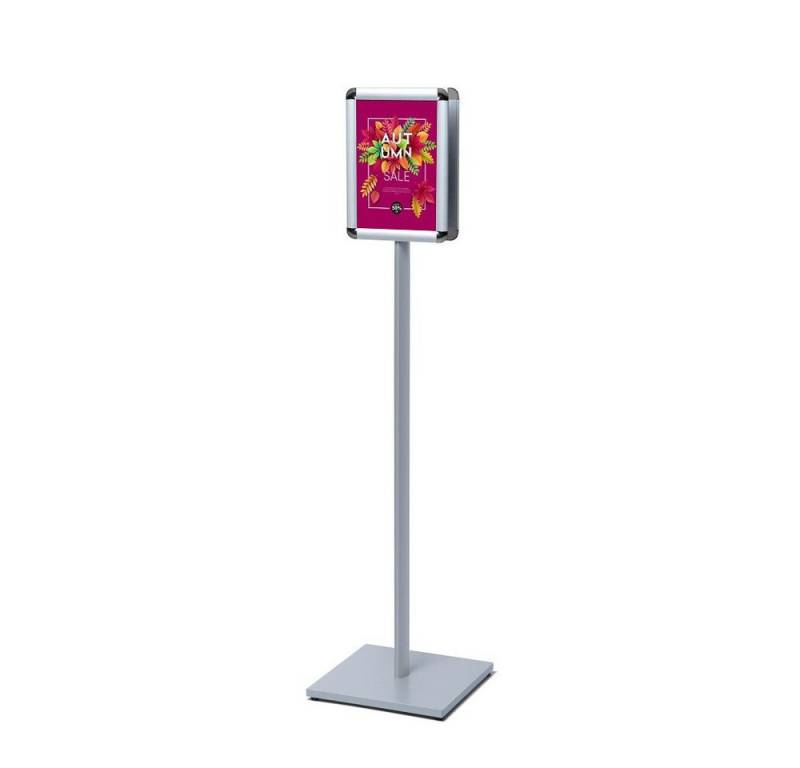 Showdown Displays Hängevitrine Design Standard DIN A4 - Doppelseitig - Aluminium / Stahl - Silber (1-St) von Showdown Displays