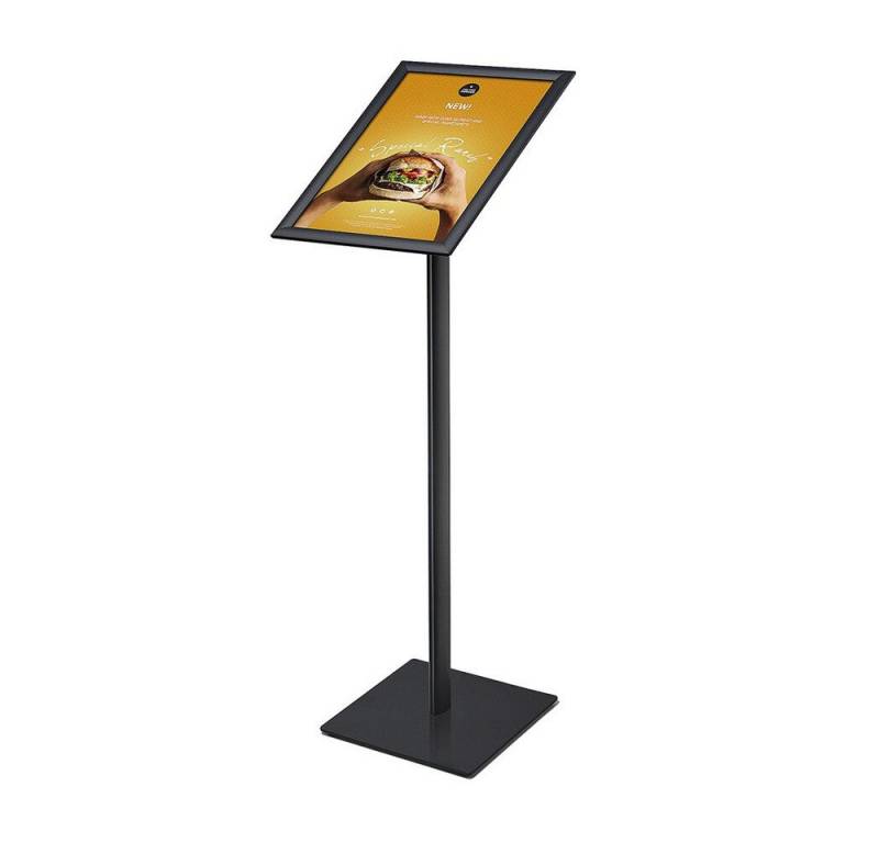 Showdown Displays Hängevitrine Menüboard Design Standard - 25mm Gehrungsecken - DIN A3 - Schwarz (1-St) von Showdown Displays