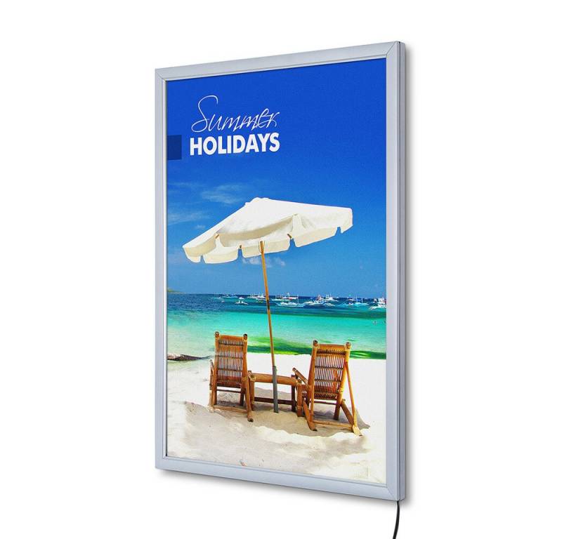 Showdown Displays Hängevitrine Showdown Displays LED-Leuchtrahmen Economy DIN A2 (1-St) von Showdown Displays
