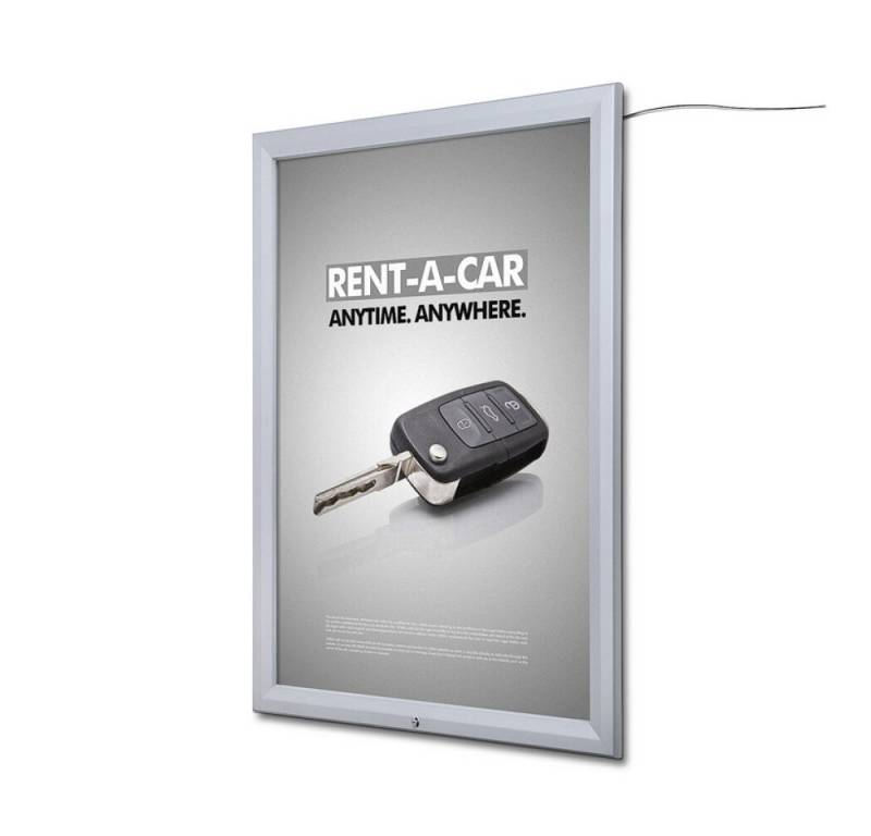 Showdown Displays Hängevitrine Showdown Displays Plakatschaukasten LED (A0) (1-St) von Showdown Displays