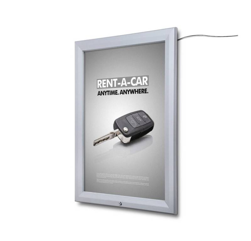 Showdown Displays Hängevitrine Showdown Displays Plakatschaukasten LED (A1) (1-St) von Showdown Displays