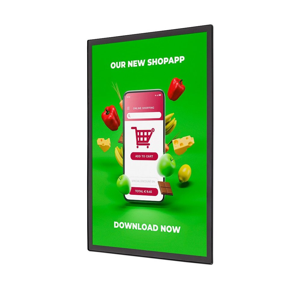Showdown Displays Hängevitrine Showdown Magnetischer Posterrahmen Slim - DIN A1 - Schwarz (1-St) von Showdown Displays