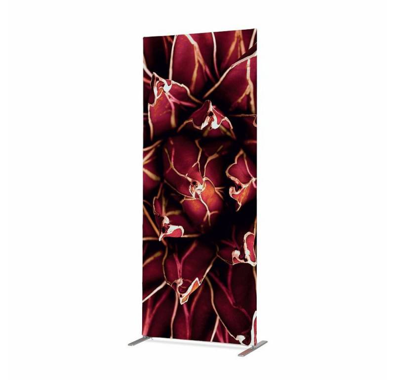 Showdown Displays Paravent Showdown Textil Raumteiler Deco - 85x200cm - Kaktus Rot (1 St) von Showdown Displays