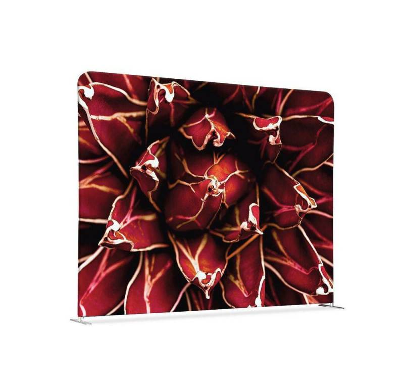 Showdown Displays Paravent Showdown Textil Raumteiler EU - 200x150cm - Kaktus Rot (1 St) von Showdown Displays