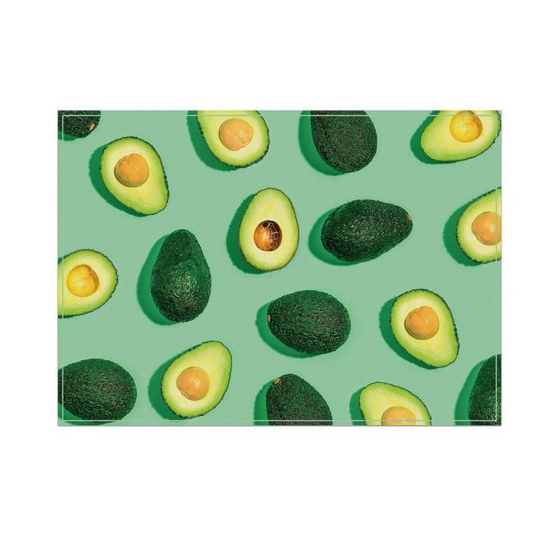 Showdown Displays Platzset Tischsets - Avocado - PVC - Grün, (1-St) von Showdown Displays
