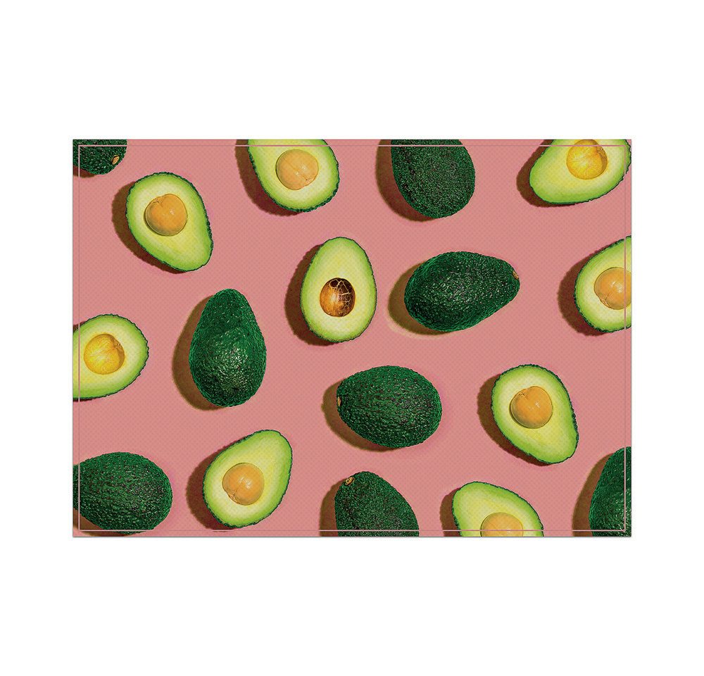 Showdown Displays Platzset Tischsets - Avocado - PVC - Pink, (1-St) von Showdown Displays