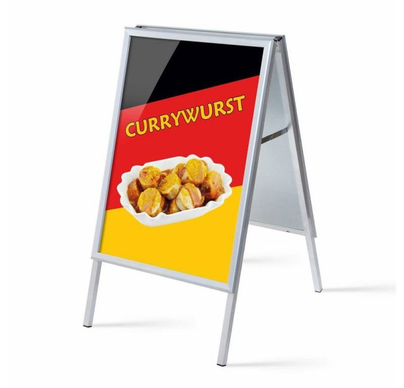 Showdown Displays Standregal A1 - Komplett-Set - Currywurst - Schwarz/Gelb/Rot, 1-tlg. von Showdown Displays