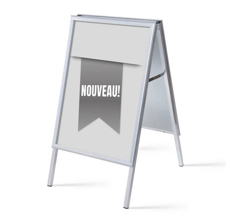 Showdown Displays Standregal A1 - Komplett-Set - Nouveau Französisch - Grau/Schwarz, 1-tlg. von Showdown Displays