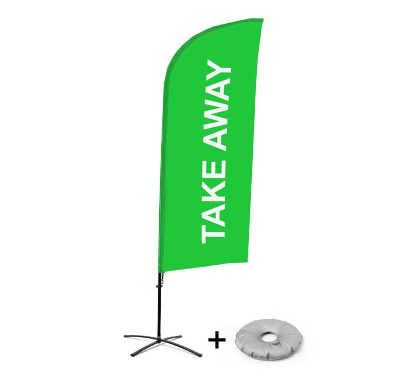 Showdown Displays Standregal Showdown Displays Beachflagset - Take Away - Grün - Kreuzständer, 1-tlg. von Showdown Displays