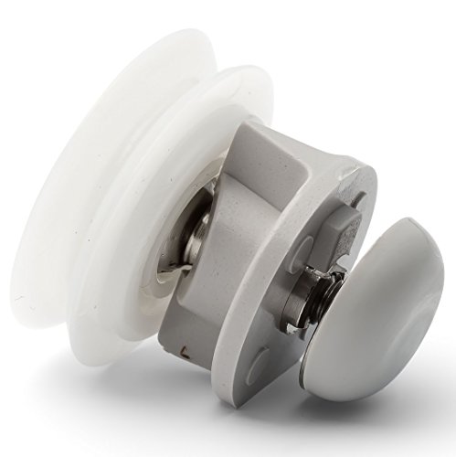 1 x Kermi gerillt/eingekreist Slot Top Roller/Rollen/Läufer 25 mm Rad Durchmesser Ibiza i2r53 Quadrant erm1 von Shower Part
