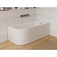 Eckbadewanne - 201L - 150 x 75 x 58 cm - Ecke Rechts - Weiß - AKINA von Shower & Design