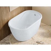 Freistehende Badewanne - 240 L - 120 x 75 x 65 cm - Weiß - PICCOLA von Shower & Design