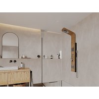 Massage-Duschsäule - Regendusche - Bambus - 22 x 145 cm - DALIMA Massage-Duschsäule - Regendusche - Bambus - 22 x 145 cm - DALIMA von Vente-unique